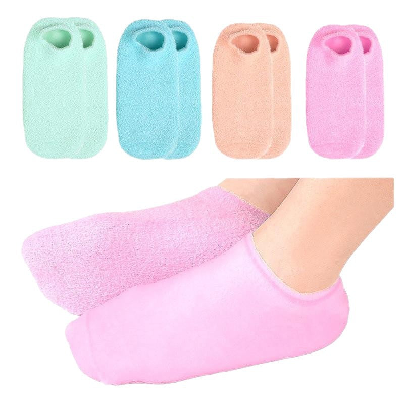 Calcetines de nailon con gel hidratante para pies