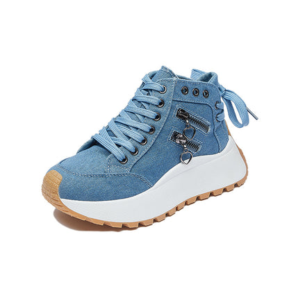 Zapatillas deportivas informales de suela gruesa "dad shoes"