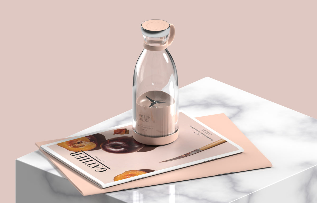 Vaso exprimidor portátil recargable por USB