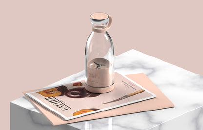 Vaso exprimidor portátil recargable por USB