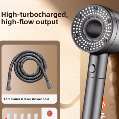 Cabezal de ducha turboalimentado