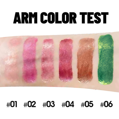Labial metálico de 6 colores de Sam Sugar