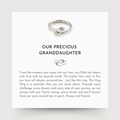 Anillo de moda Double Hug
