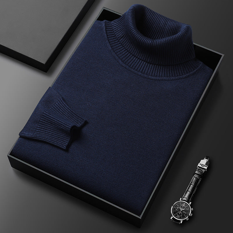 Jersey de cuello alto ajustado para hombre