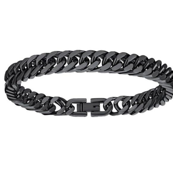Brazalete de acero inoxidable para hombre