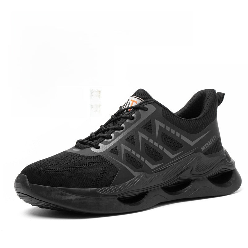 Zapatos de trabajo de seguridad de caña alta con puntera de acero