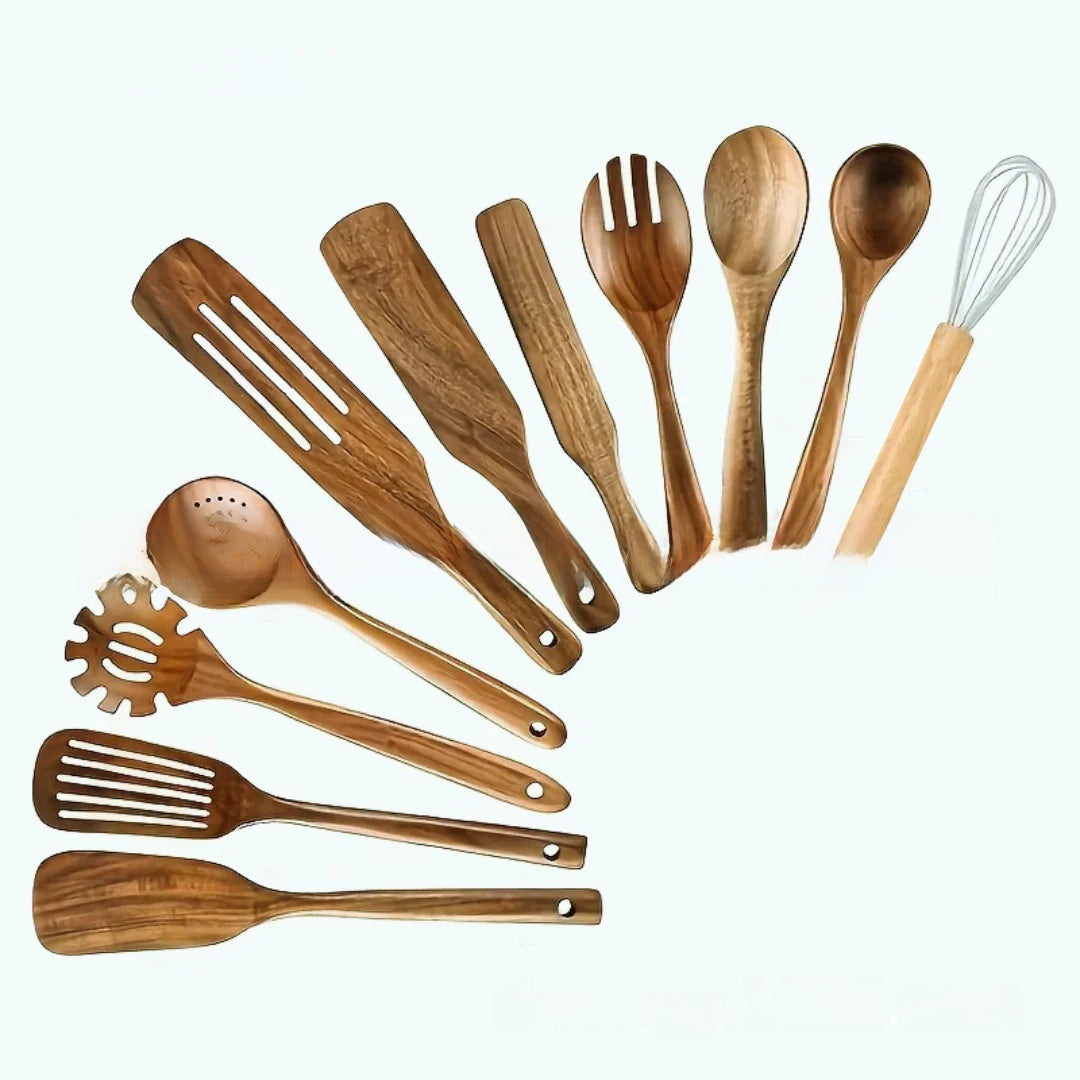 Utencilios de cocina de madera
