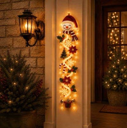 Colgante decorativo navideño para puerta