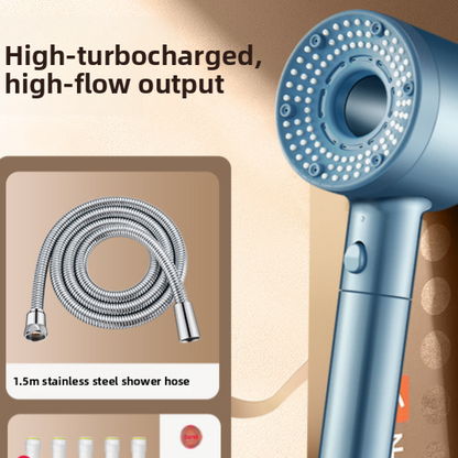 Cabezal de ducha turboalimentado