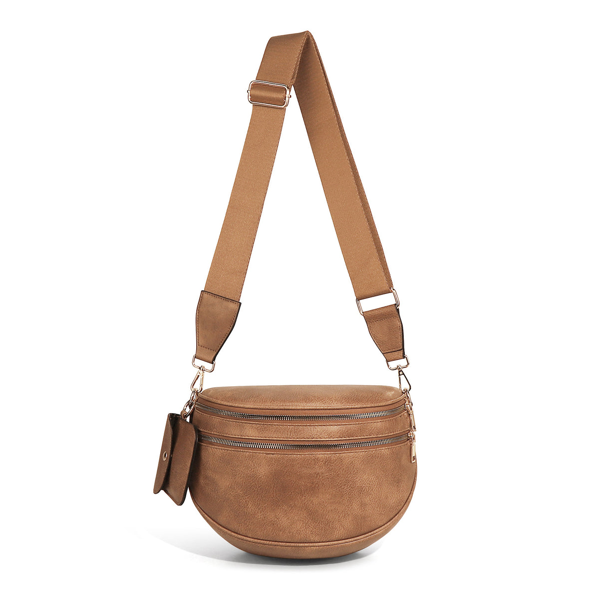 Bolso bandolera con estampado de ajedrez