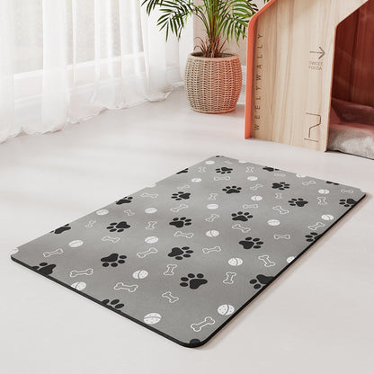 Alfombrilla de alimentación para mascotas suave