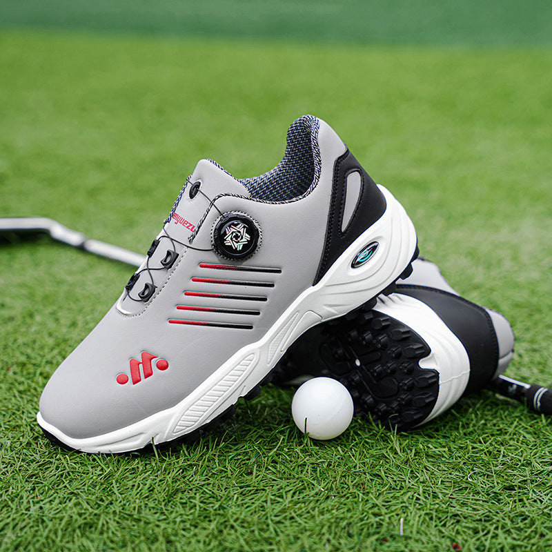 Mens Golf Casual Shoes with Rotating Buckle