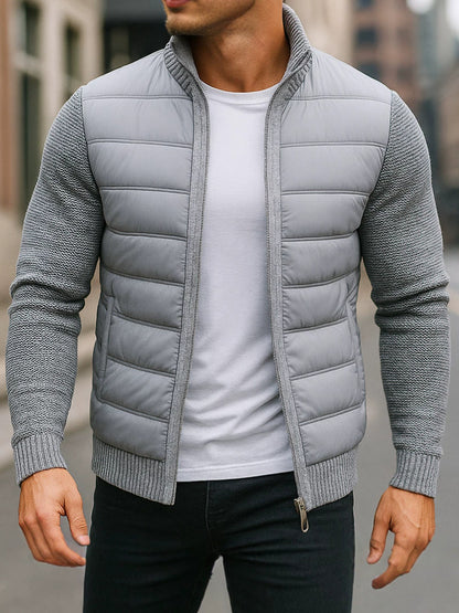 Chaqueta de hombre, abrigo de algodón de invierno