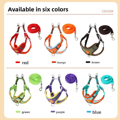 Adjustable Vest Style Dog Leash Harness