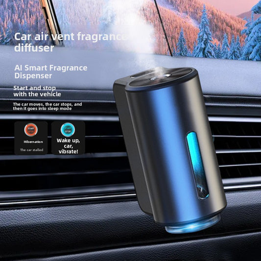 Difusor de aromaterapia automático para coche con niebla ajustable.