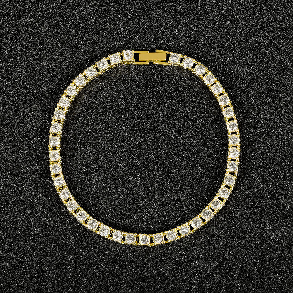 Collar de cadena con circonitas