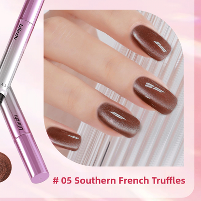 Cat-eye nail polish gel