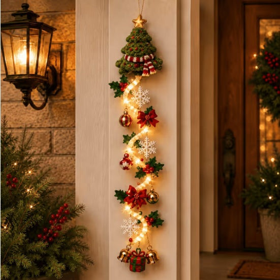 Colgante decorativo navideño para puerta