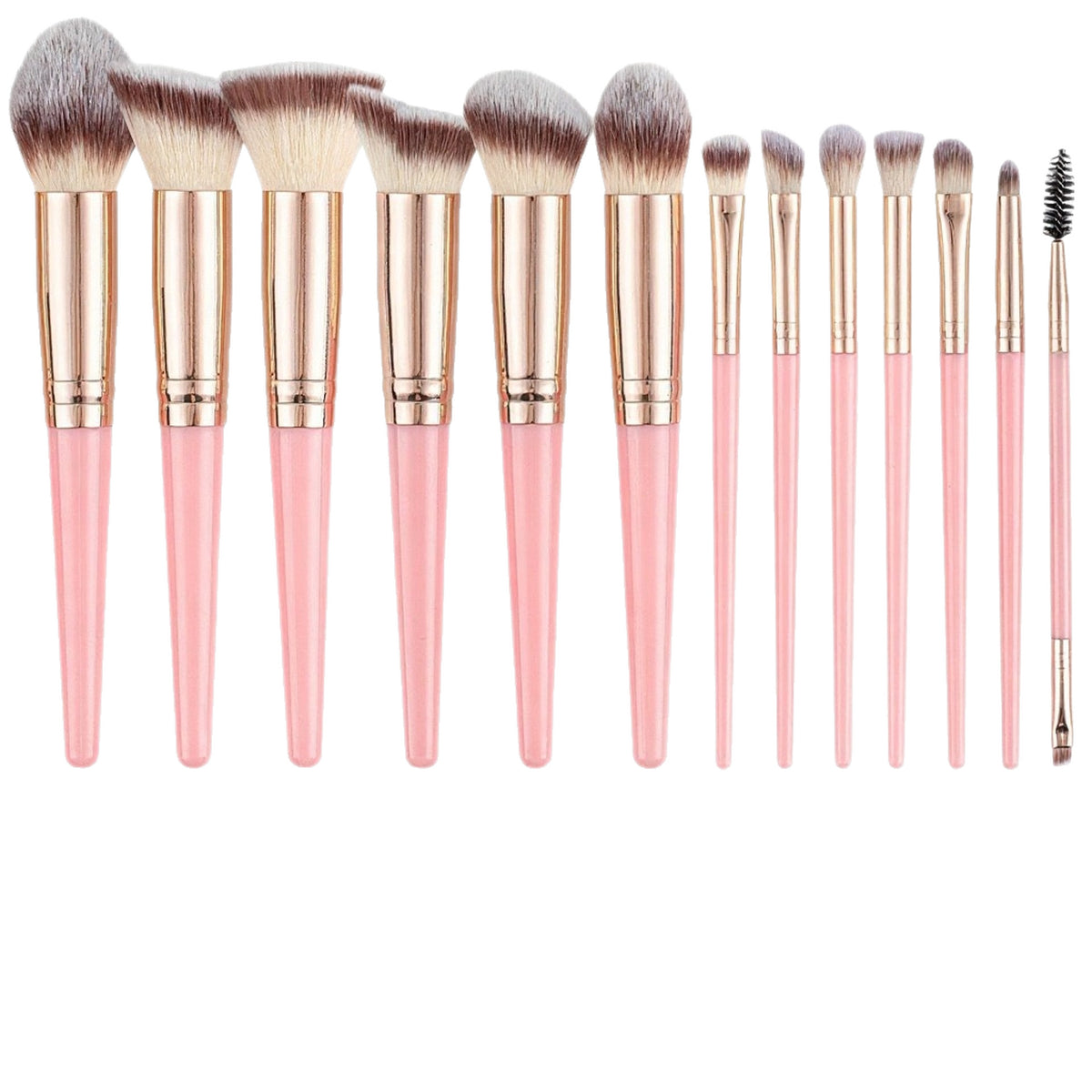 Brocha para sombras de ojos y base de maquillaje