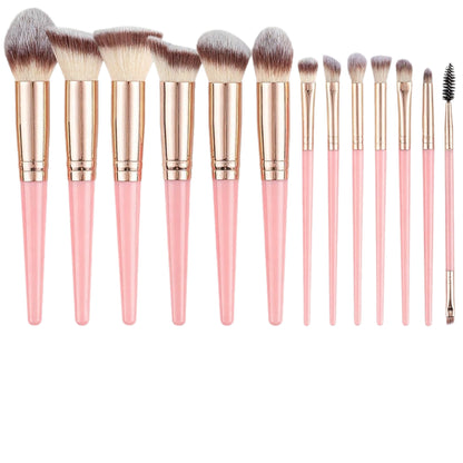 Brocha para sombras de ojos y base de maquillaje