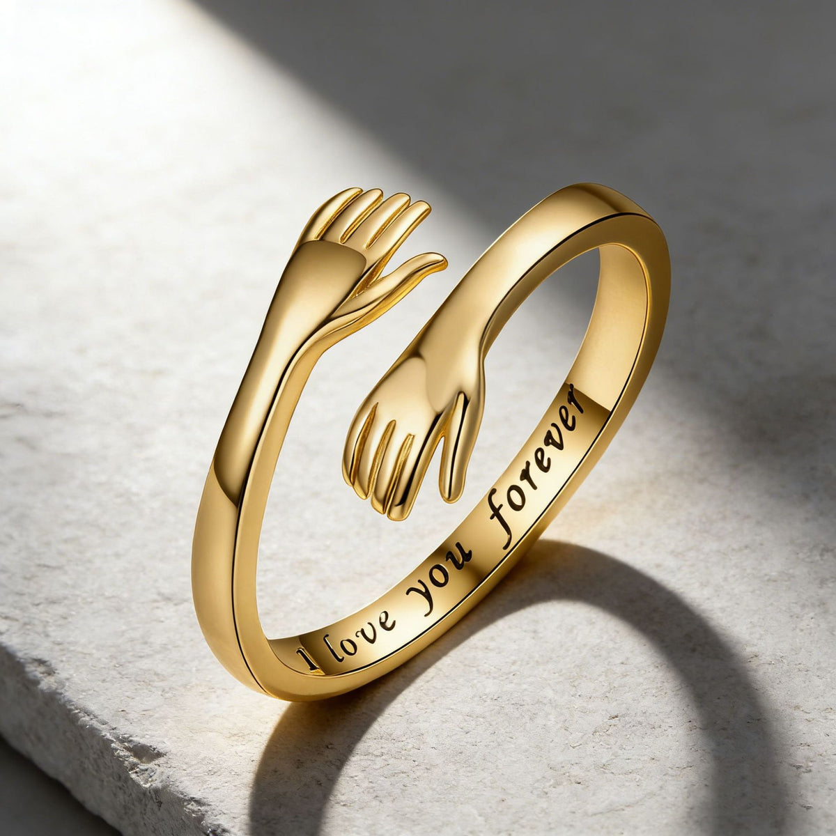 Anillo de moda Double Hug