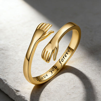Anillo de moda Double Hug