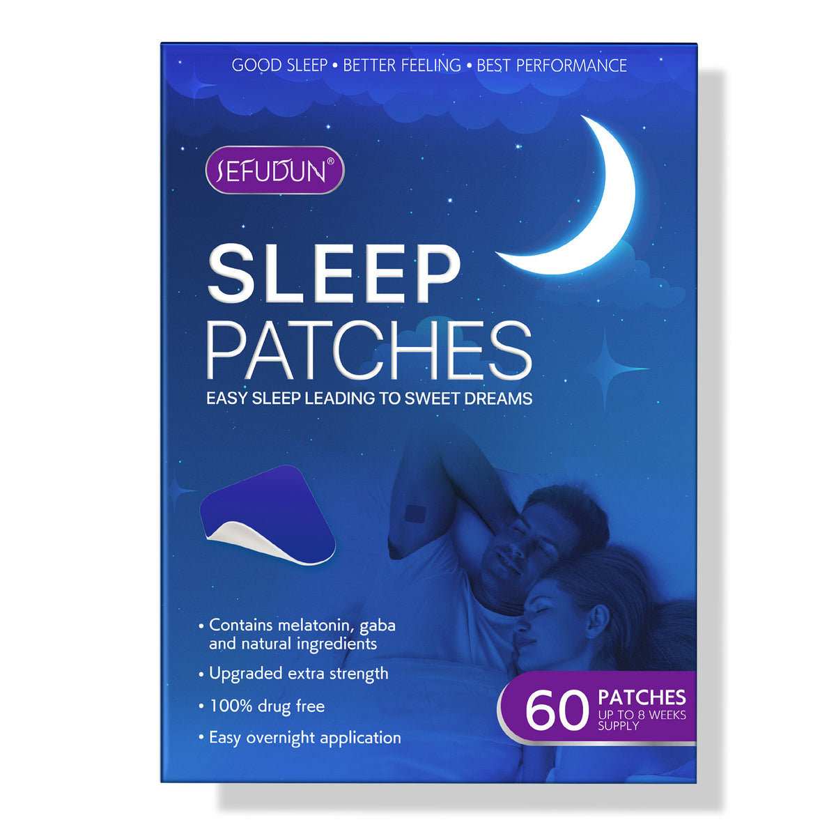 Parches auxiliares para dormir (60 parches)