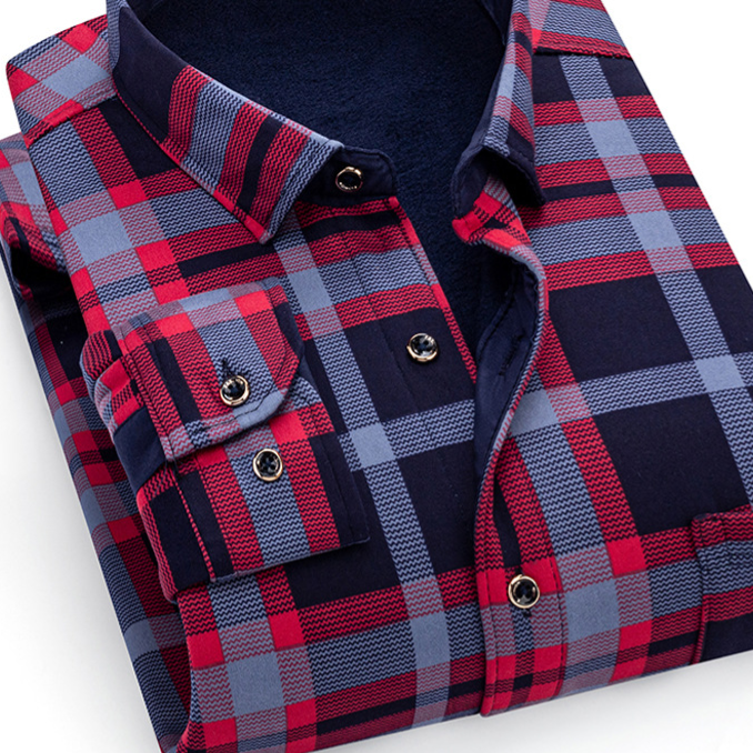 Camisa a cuadros para hombre