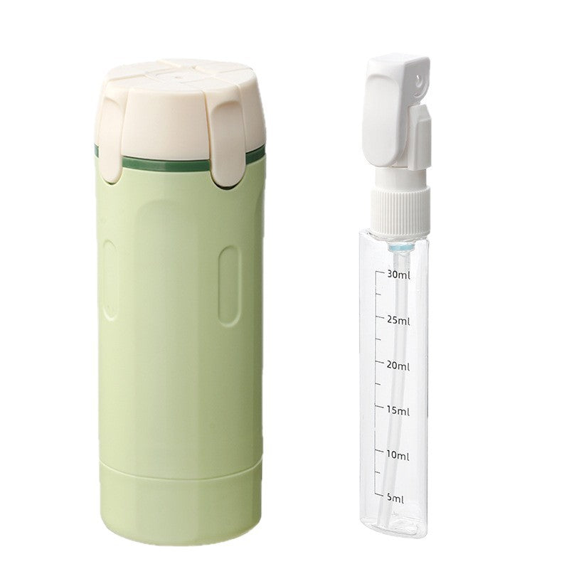Botellas de aseo de viaje recargables cuatro en uno