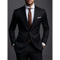 Conjunto de traje de dos piezas para hombre de corte ajustado
