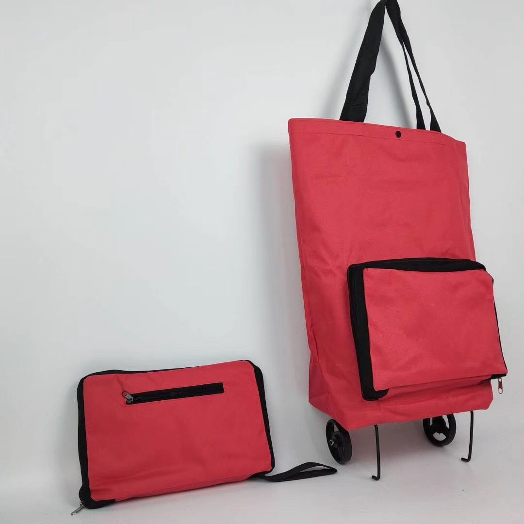 Carrito de compra telescópico plegable con ruedas