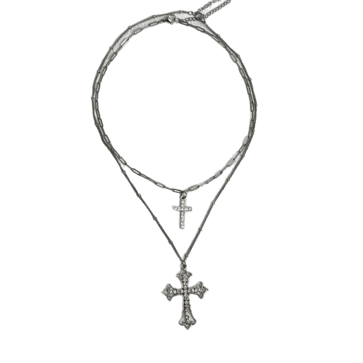 Hip-hop cross necklace