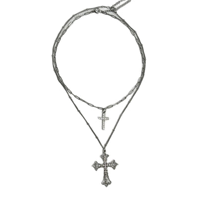 Hip-hop cross necklace