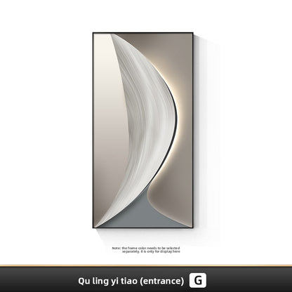 Pintura minimalista moderna para recibidor