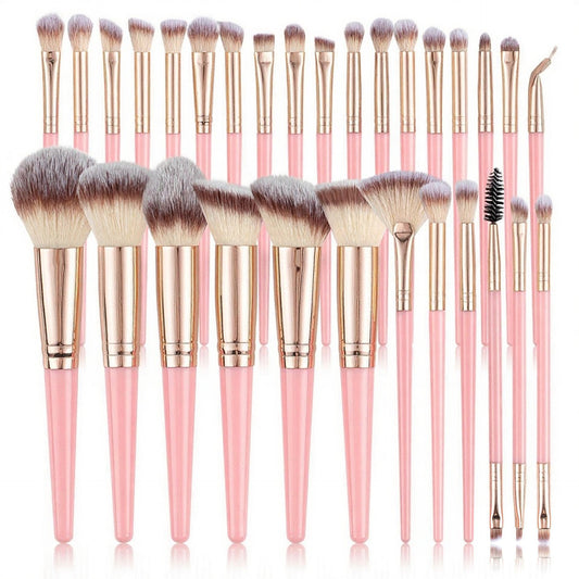 Brocha para sombras de ojos y base de maquillaje