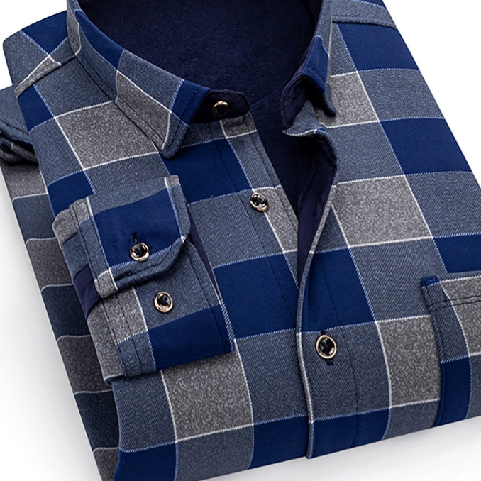 Camisa a cuadros para hombre
