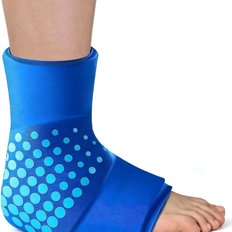 Tobillera de compresión ajustable para terapia de frío y calor