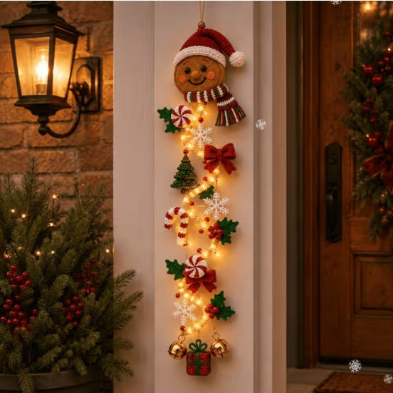 Colgante decorativo navideño para puerta