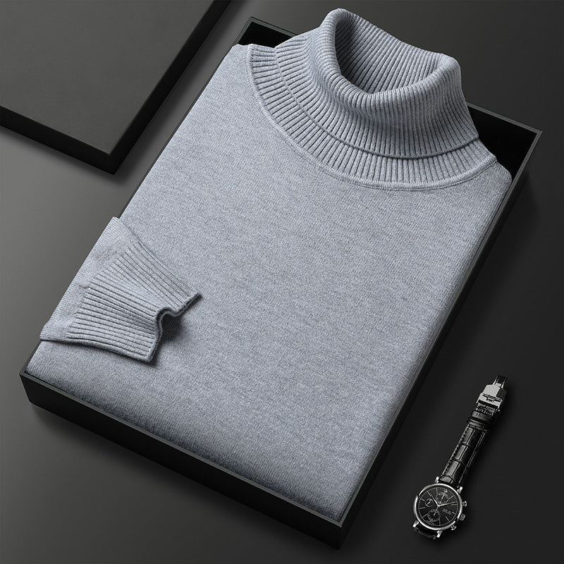 Jersey de cuello alto ajustado para hombre