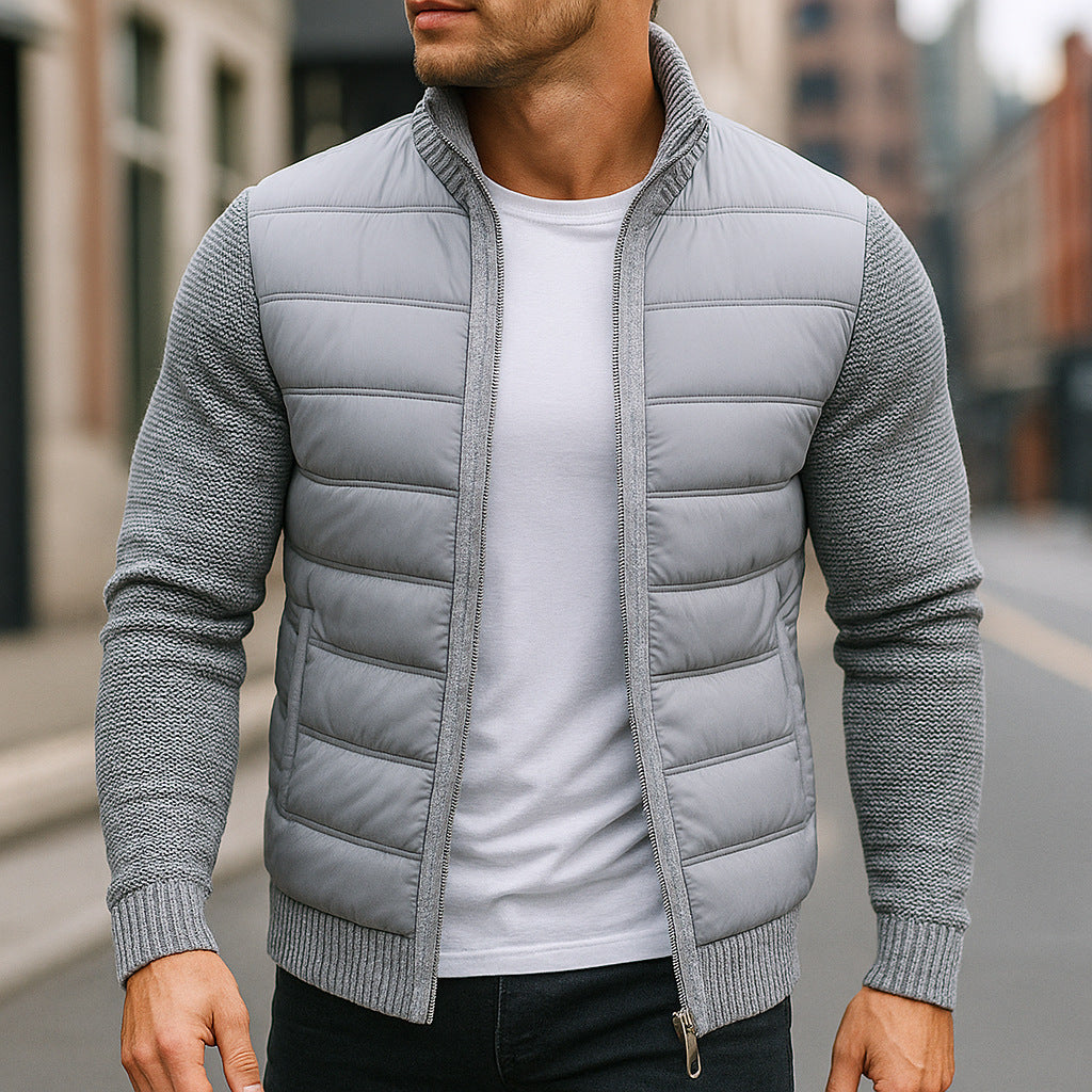 Chaqueta de hombre, abrigo de algodón de invierno