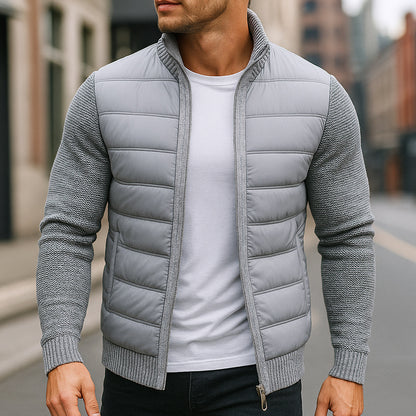 Chaqueta de hombre, abrigo de algodón de invierno