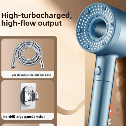 Cabezal de ducha turboalimentado