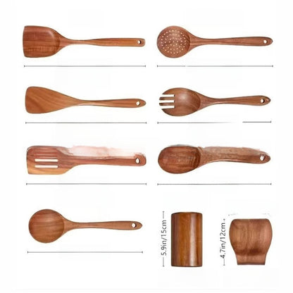 Utencilios de cocina de madera