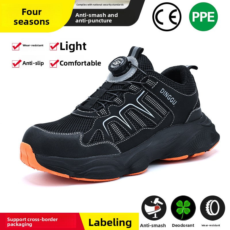 Calzado de seguridad para el trabajo con puntera de acero y Kevlar