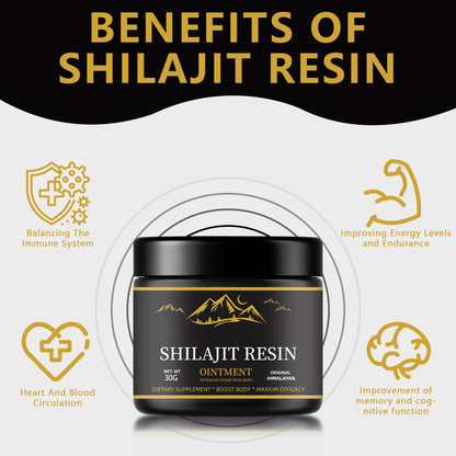 Suplemento alimenticio de resina de shilajit