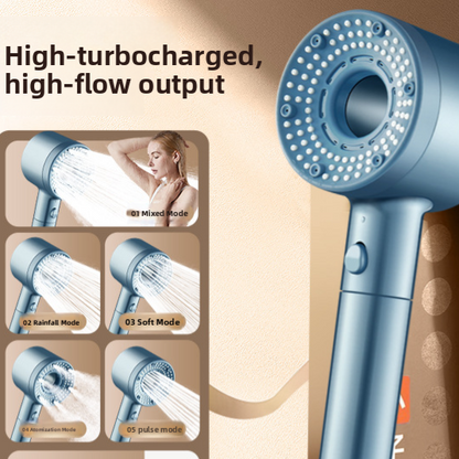 Cabezal de ducha turboalimentado