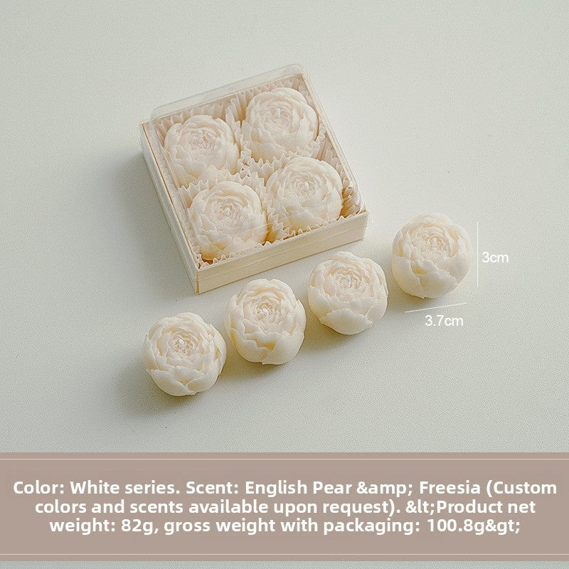 Set de regalo de velas aromáticas florales hechas a mano