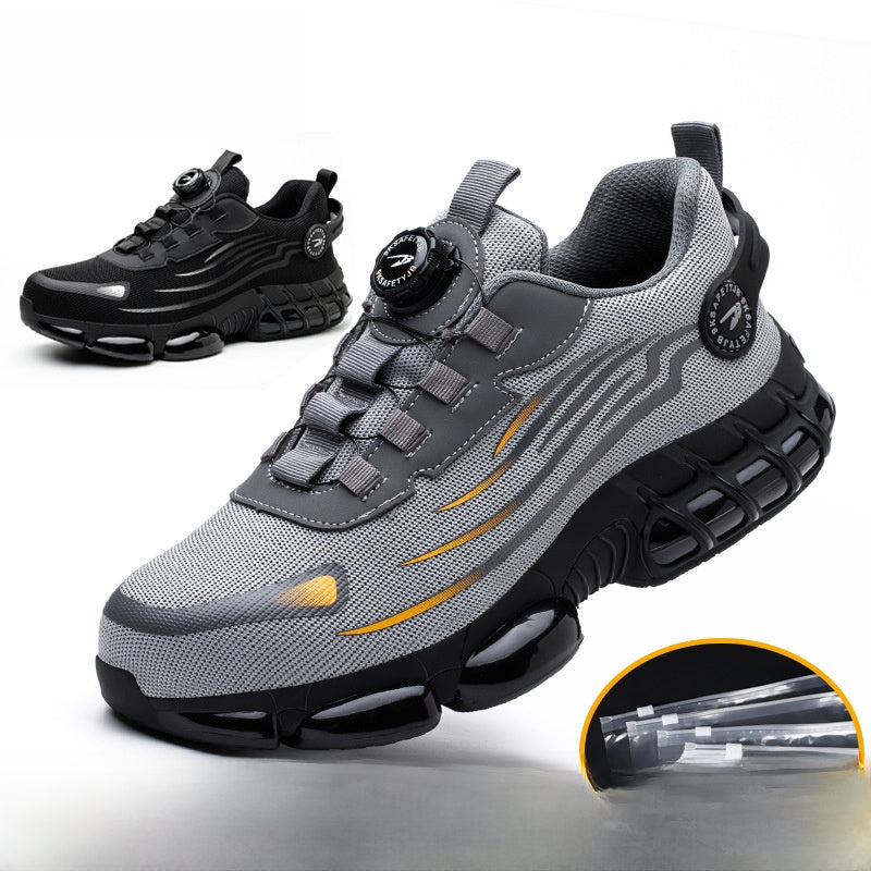 Zapatos de trabajo de seguridad de caña alta con puntera de acero
