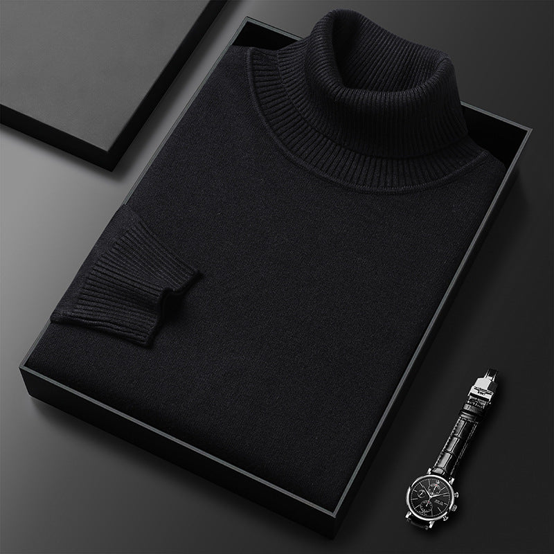 Jersey de cuello alto ajustado para hombre
