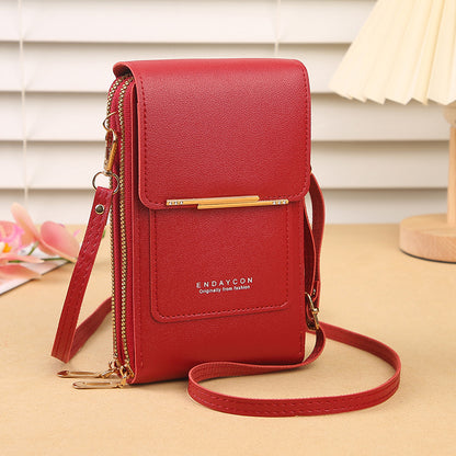 Bolso bandolera para teléfono con pantalla táctil